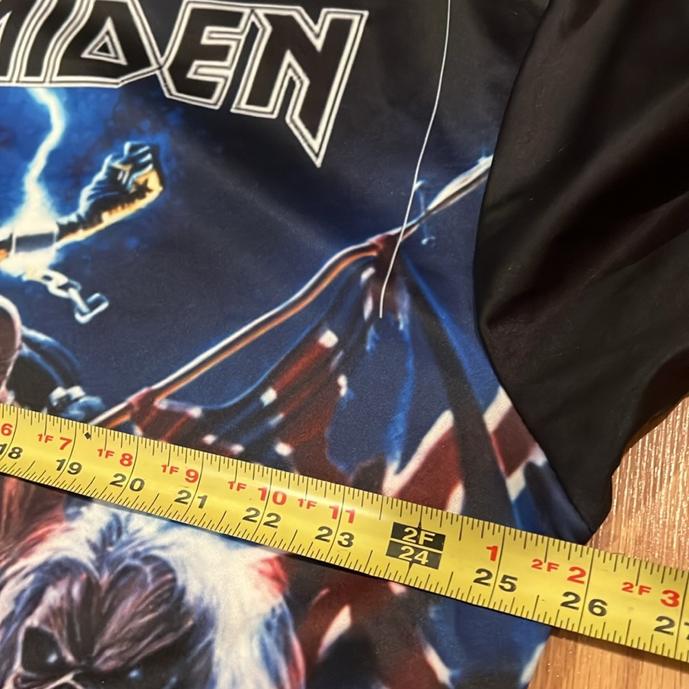 Black Iron Maiden hoodie with front and back graphics size XXL - Picture 8 of 13